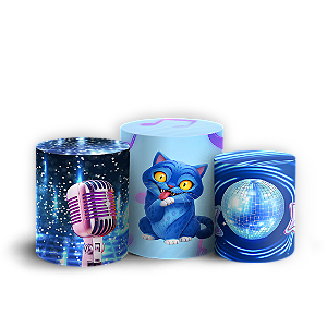 Capas Trio Cilindro Sublimado Vest Facil - Saja Boys