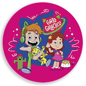 Capa Mini Painel Sublimado -  Gato Galactico
