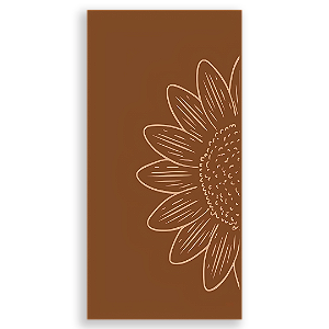 Capa Faixa Lateral Sublimado - Gratidão Floral