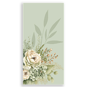 Capa Faixa Lateral Sublimado - Gratidão Floral