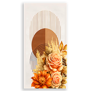 Capa Faixa Lateral Sublimado - Gratidão Floral
