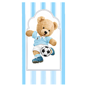Capa Faixa Lateral Sublimado - Ursinho Baby Futebol