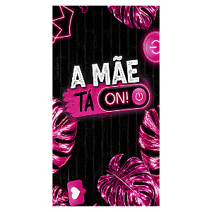 Capa Faixa Lateral Sublimado - A Mãe Ta On
