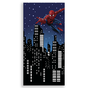Capa Faixa Lateral Sublimado - Homem Aranha