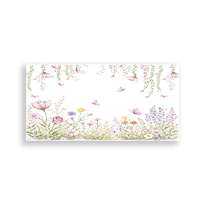 Capa Painel Retangular Sublimado - Flores