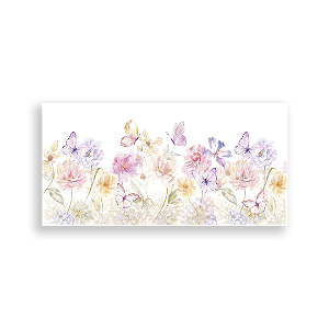 Capa Painel Retangular Sublimado - Flores
