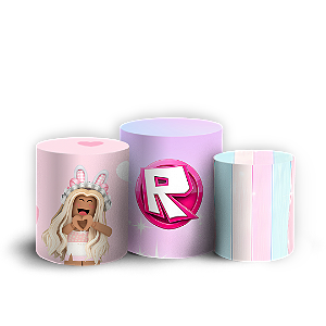 Capas Trio Cilindro Sublimado Vest Facil - Roblox