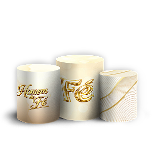 Capas Trio Cilindro Sublimado Vest Facil - Pastor