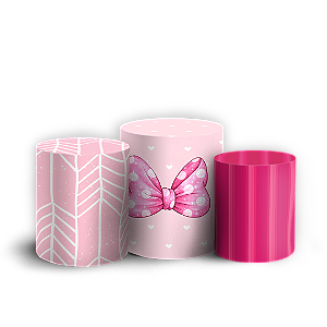 Capas Trio Cilindro Sublimado Vest Facil - Minnie