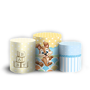 Capas Trio Cilindro Sublimado Vest Facil - Lonney Tunes Baby