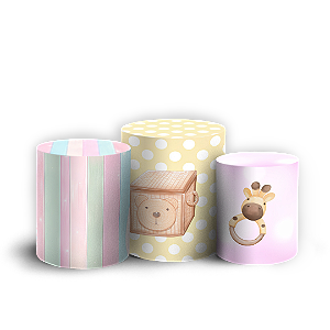 Capas Trio Cilindro Sublimado Vest Facil - Lonney Tunes Baby