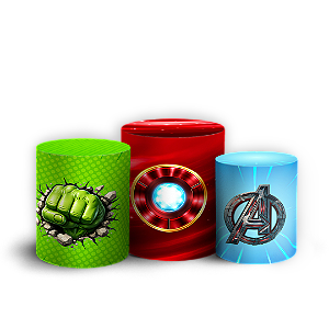 Capas Trio Cilindro Sublimado Vest Facil - Herois