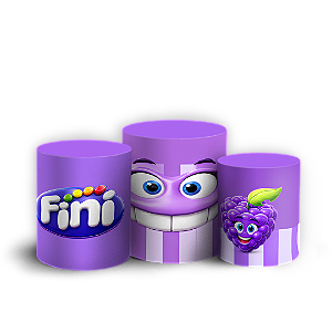 Capas Trio Cilindro Sublimado Vest Facil - Fini