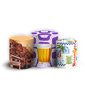 Capas Trio Cilindro Sublimado Vest Facil - Brasilidade