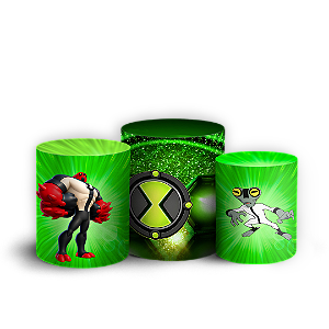 Capas Trio Cilindro Sublimado Vest Facil - Ben 10