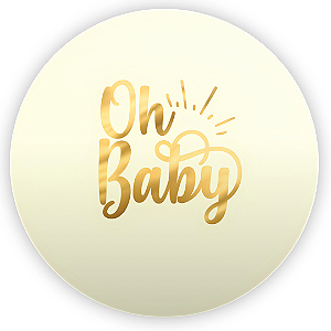 Capa Mini Painel Sublimado - Ursinho Oh Baby