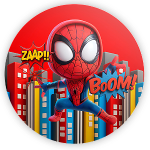 Capa Mini Painel Sublimado - Herois Homem Aranha