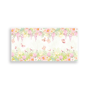 Capa Painel Retangular Sublimado - Jardim