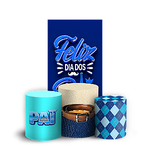 Capas Faixa Lateral e Trio Cilindro Sublimado Vest Facil - Dia dos Pais