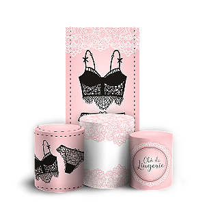 Capas Faixa Lateral e Trio Cilindro Sublimado Vest Facil - Lingerie