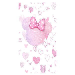 Capa Faixa Lateral Sublimado - Minnie