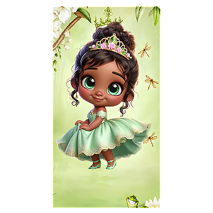 Capa Faixa Lateral Sublimado - Princesa Tiana