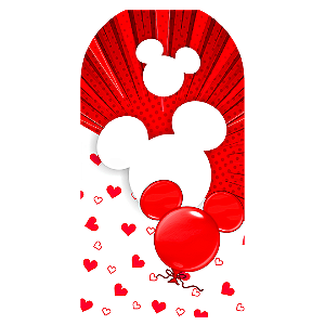 Capa Faixa Lateral Sublimado - Minnie