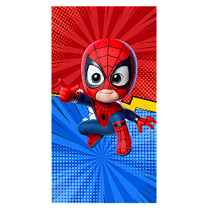 Capa Faixa Lateral Sublimado - Herois Homem Aranha