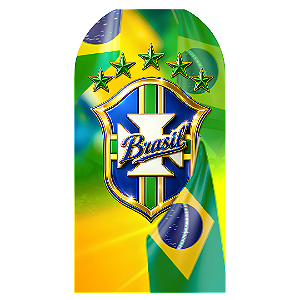 Capa Faixa Lateral Sublimado - CBF Copa do Mundo Brasil