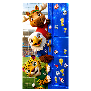 Capa Faixa Lateral Sublimado - Copa do Mundo Brasil