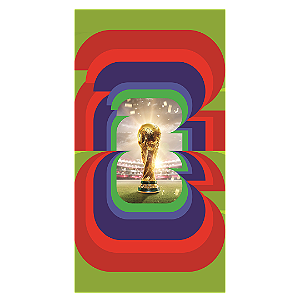 Capa Faixa Lateral Sublimado - Copa do Mundo Brasil