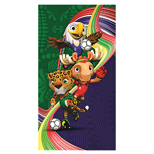 Capa Faixa Lateral Sublimado - Copa do Mundo Brasil