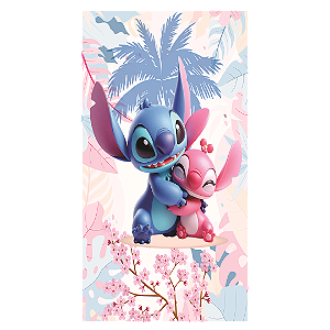 Capa Faixa Lateral Sublimado - Lilo & Stich