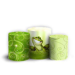 Capas Trio Cilindro Sublimado Veste Fácil - Tiana