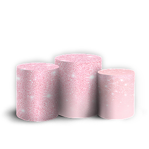 Capas Trio Cilindro Sublimado Veste Fácil - Glitter