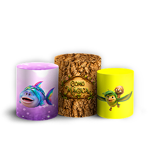 Capas Trio Cilindro Sublimado Veste Fácil - Como Magia
