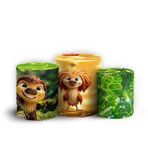 Capas Trio Cilindro Sublimado Veste Fácil - Como Magia