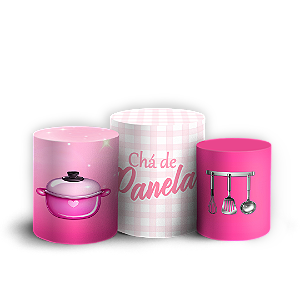 Capas Trio Cilindro Sublimado Veste Fácil - Chá de Panela