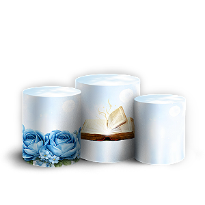 Capas Trio Cilindro Sublimado Veste Fácil - Cha de Mulheres