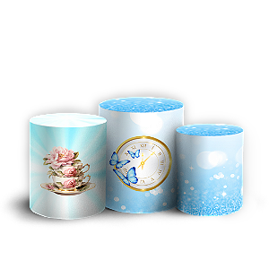 Capas Trio Cilindro Sublimado Veste Fácil - Alice