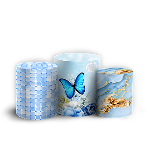 Capas Trio Cilindro Sublimado Veste Fácil - 15 Anos
