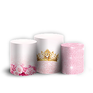 Capas Trio Cilindro Sublimado Veste Fácil - 15 Anos