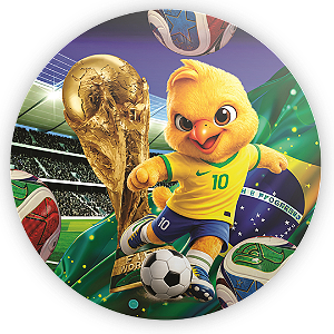 Capa Mini Painel Sublimado - Copa do Mundo Brasil