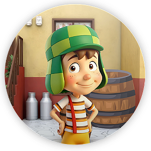 Capa Mini Painel Sublimado - Chaves