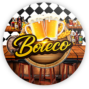 Capa Mini Painel Sublimado - Boteco