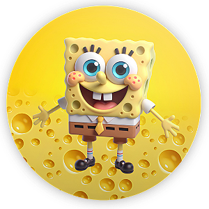 Capa Mini Painel Sublimado - Bob Esponja