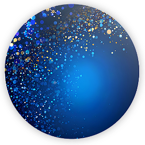 Capa Painel Redondo Sublimado - Glitter