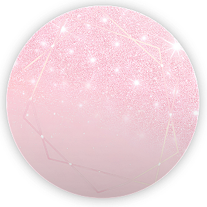 Capa Painel Redondo Sublimado - Glitter