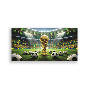 Capa Painel Retangular Sublimado - Copa do Mundo Brasil