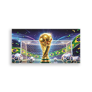 Capa Painel Retangular Sublimado - Copa do Mundo Brasil
